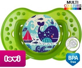 Baleine bâteau : Sucette LOVI Dynamic personnalisée