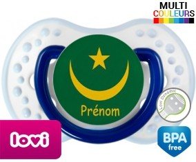 Drapeau mauritanie + prénom: Sucette LOVI Dynamic-su7.fr