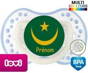 Drapeau mauritanie + prénom: Sucette LOVI Dynamic-su7.fr