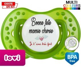 Bonne fête mamie : Sucette LOVI Dynamic personnalisée