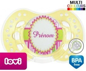 Étoile design (fille) + prénom: Sucette LOVI Dynamic-su7.fr