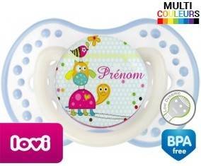 Tortue oiseaux + prénom: Sucette LOVI Dynamic-su7.fr