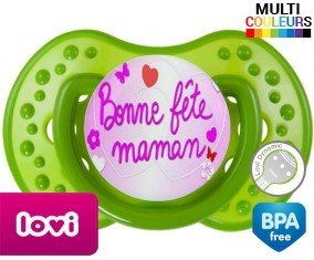 Bonne fête maman style14 : Tétine LOVI Dynamic personnalisée