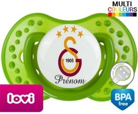 Drapeau galatasaray + prénom : Sucette LOVI Dynamic personnalisée