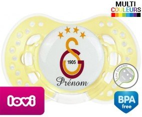 Drapeau galatasaray + prénom: Sucette LOVI Dynamic-su7.fr