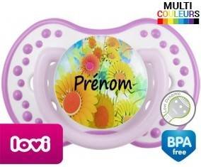 Tournesol + prénom: Sucette LOVI Dynamic-su7.fr