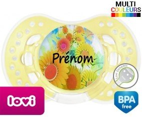 Tournesol + prénom: Sucette LOVI Dynamic-su7.fr