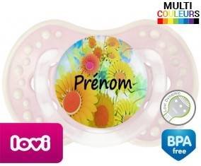 Tournesol + prénom: Sucette LOVI Dynamic-su7.fr