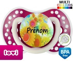 Tournesol + prénom: Sucette LOVI Dynamic-su7.fr