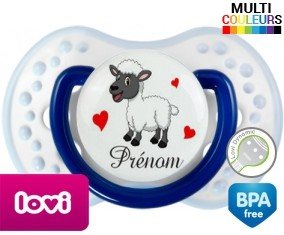 Mouton cœurs + prénom: Sucette LOVI Dynamic-su7.fr
