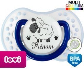 Moutons prairie + prénom: Sucette LOVI Dynamic-su7.fr