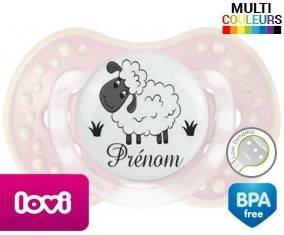 Moutons prairie + prénom: Sucette LOVI Dynamic-su7.fr
