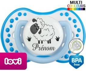 Moutons prairie + prénom: Sucette LOVI Dynamic-su7.fr