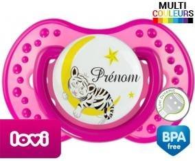 Tigre lune + prénom: Sucette LOVI Dynamic-su7.fr