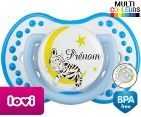 Tigre lune + prénom: Sucette LOVI Dynamic-su7.fr