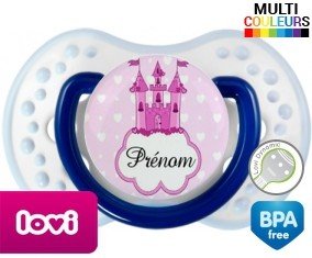 Princesse château + prénom: Sucette LOVI Dynamic-su7.fr