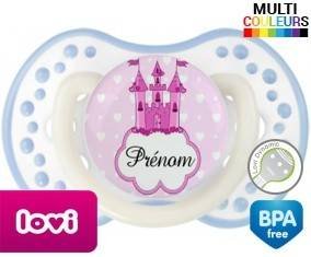 Princesse château + prénom: Sucette LOVI Dynamic-su7.fr