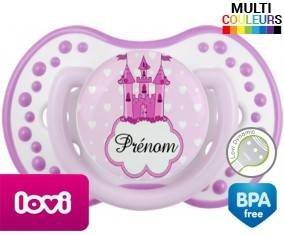 Princesse château + prénom: Sucette LOVI Dynamic-su7.fr
