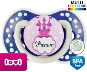 Princesse château + prénom: Sucette LOVI Dynamic-su7.fr