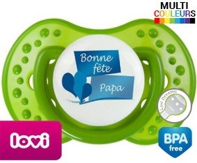 Bonne fête papa style11 : Sucette LOVI Dynamic personnalisée