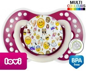 Motif smiley: Sucette LOVI Dynamic-su7.fr