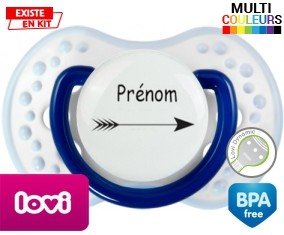 Flèche + prénom: Sucette LOVI Dynamic-su7.fr