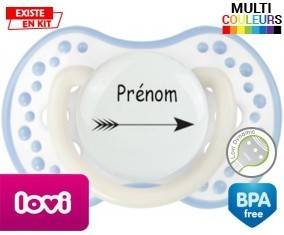Flèche + prénom: Sucette LOVI Dynamic-su7.fr