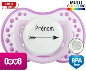 Flèche + prénom: Sucette LOVI Dynamic-su7.fr