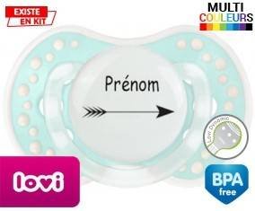 Flèche + prénom: Sucette LOVI Dynamic-su7.fr