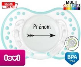 Flèche + prénom: Sucette LOVI Dynamic-su7.fr