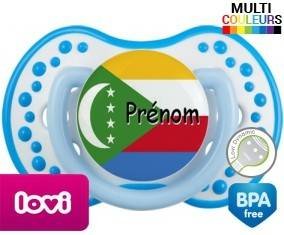 Drapeau comores + prénom: Sucette LOVI Dynamic-su7.fr