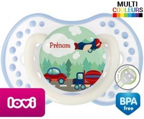 Vehicules + prénom: Sucette LOVI Dynamic-su7.fr