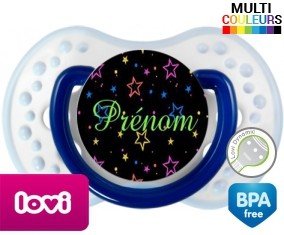 Étoiles brillante nuit + prénom: Sucette LOVI Dynamic-su7.fr