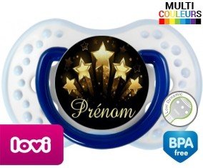 Étoile brillante + prénom: Sucette LOVI Dynamic-su7.fr