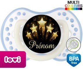 Étoile brillante + prénom: Sucette LOVI Dynamic-su7.fr