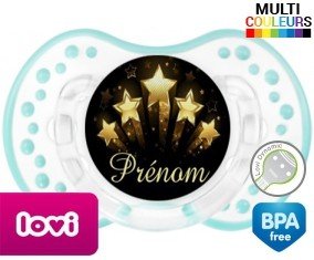 Étoile brillante + prénom: Sucette LOVI Dynamic-su7.fr