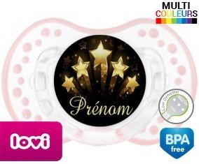 Étoile brillante + prénom: Sucette LOVI Dynamic-su7.fr