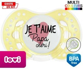 Je t'aime papa chéri style1: Sucette LOVI Dynamic-su7.fr