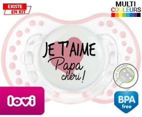 Je t'aime papa chéri style1: Sucette LOVI Dynamic-su7.fr
