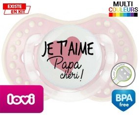 Je t'aime papa chéri style1: Sucette LOVI Dynamic-su7.fr
