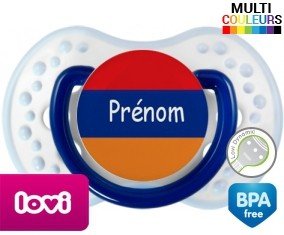 Drapeau arménie + prénom: Sucette LOVI Dynamic-su7.fr