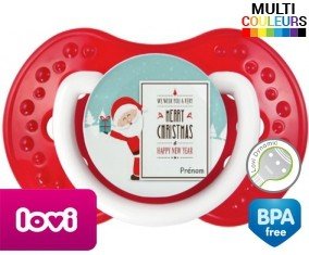 Père noël style2 + prénom: Sucette LOVI Dynamic-su7.fr