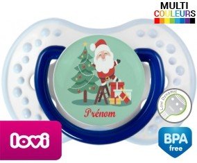 Père noël et sapin + prénom: Sucette LOVI Dynamic-su7.fr