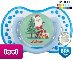 Père noël et sapin + prénom: Sucette LOVI Dynamic-su7.fr