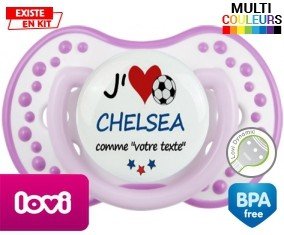 J'aime chelsea + prénom: Sucette LOVI Dynamic-su7.fr