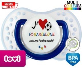 J'aime fc barcelone + prénom: Sucette LOVI Dynamic-su7.fr