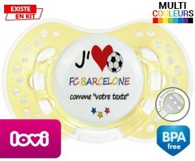 J'aime fc barcelone + prénom: Sucette LOVI Dynamic-su7.fr