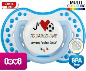 J'aime fc barcelone + prénom: Sucette LOVI Dynamic-su7.fr