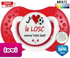 J'aime le losc + prénom: Sucette LOVI Dynamic-su7.fr