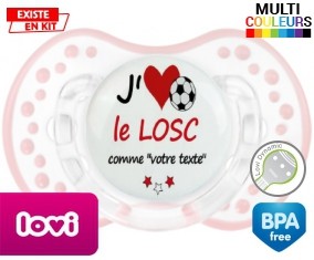 J'aime le losc + prénom: Sucette LOVI Dynamic-su7.fr